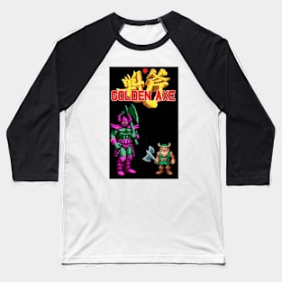 Golden Axe Death Bringer and Gilius Thunderhead Baseball T-Shirt